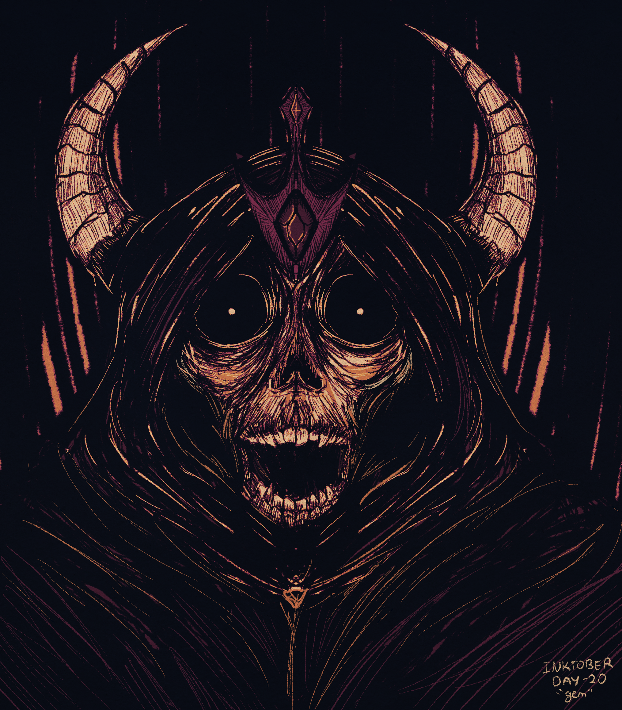 Inktober_Day-20_gem