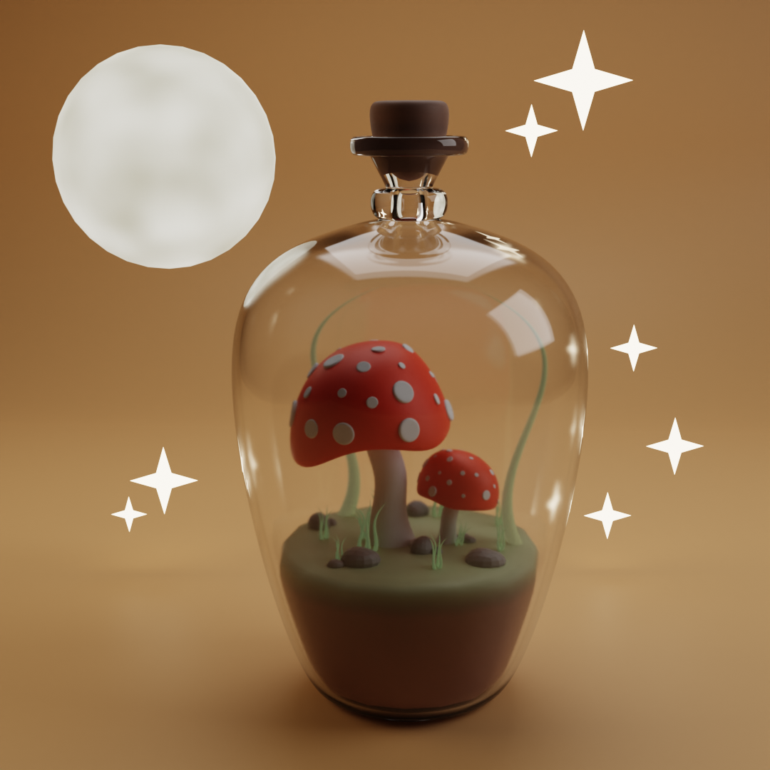 Mushroom Jar